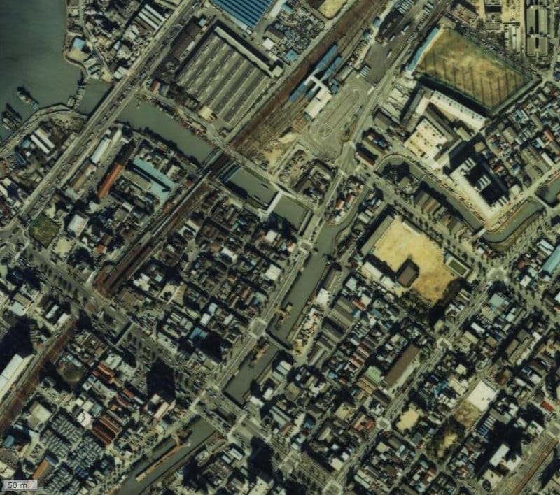 【1979～1983年度撮影】昔のシャルマンフジ堺駅前フロンティアテラスの場所・周辺環境