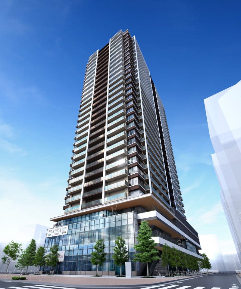 プラウドタワー平井の外観CG