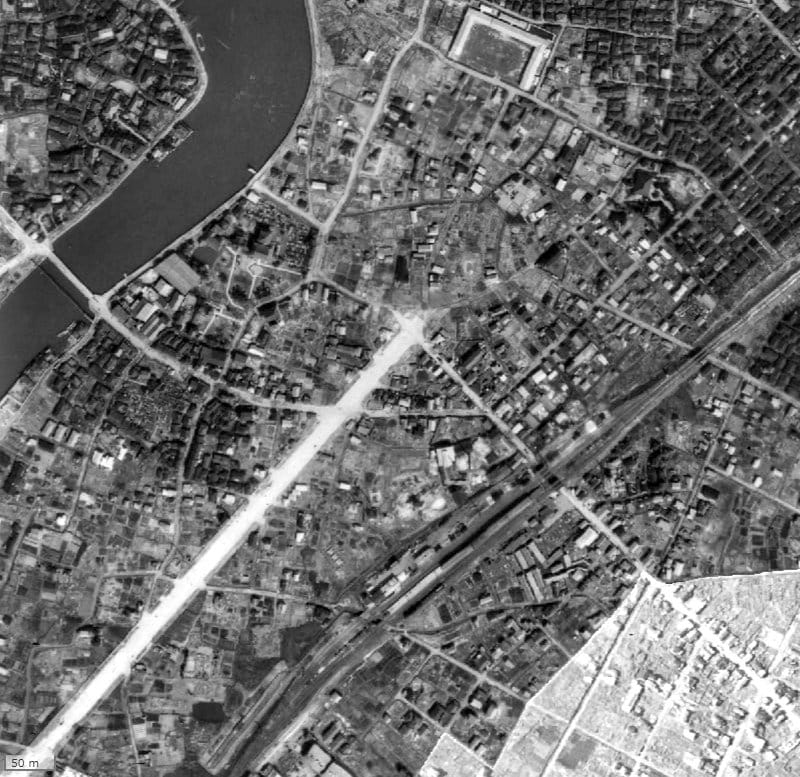 【1945～1950年度撮影】昔のプラウドタワー平井の場所・周辺環境