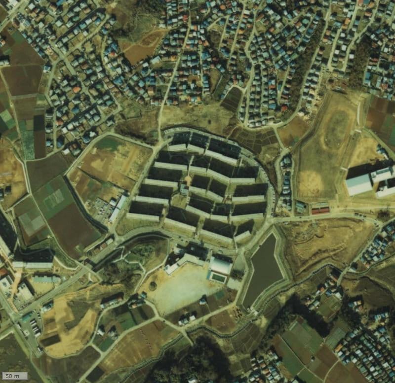 【1979～1983年度撮影】昔の芝山団地の場所・周辺環境