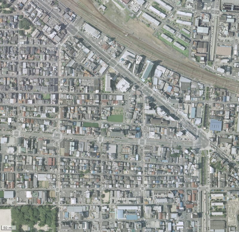 【2007年度撮影】昔のグランドパレス平野の場所・周辺環境