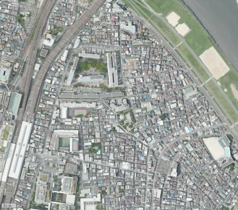 【2019年度撮影】昔の北千住スカイハイツの場所・周辺環境