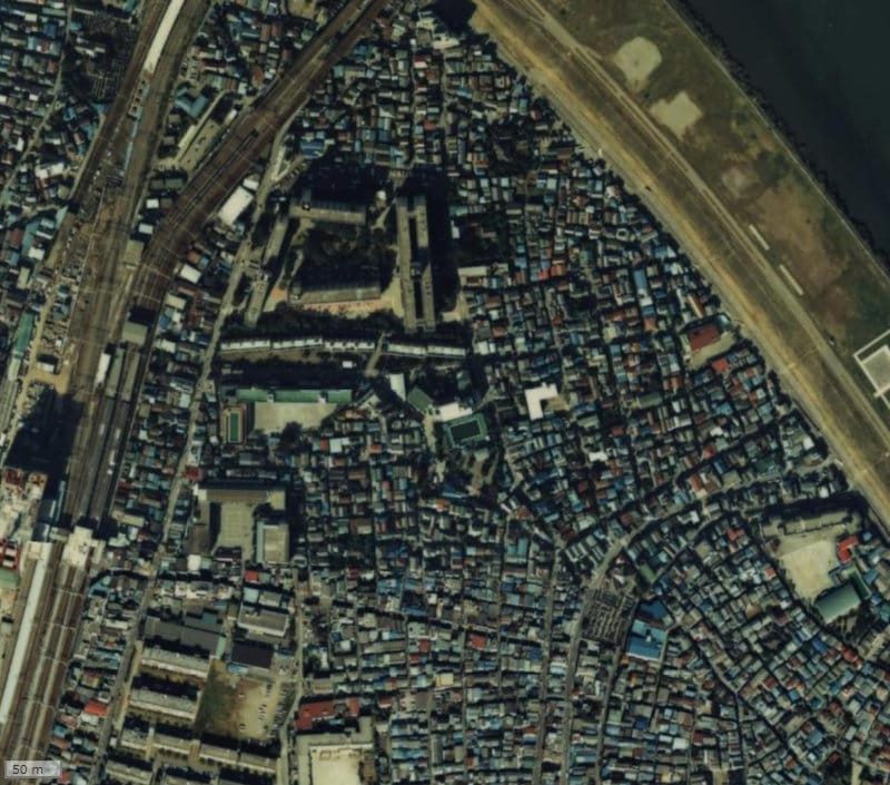 【1984～1986年度撮影】昔の北千住スカイハイツの場所・周辺環境