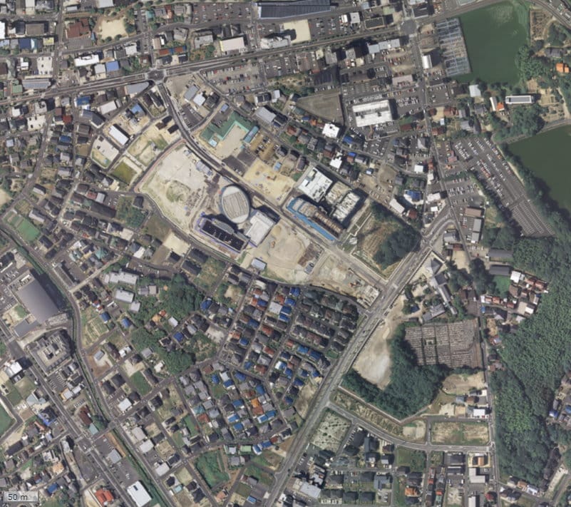 【2007年度撮影】昔のプラウド赤池の場所・周辺環境