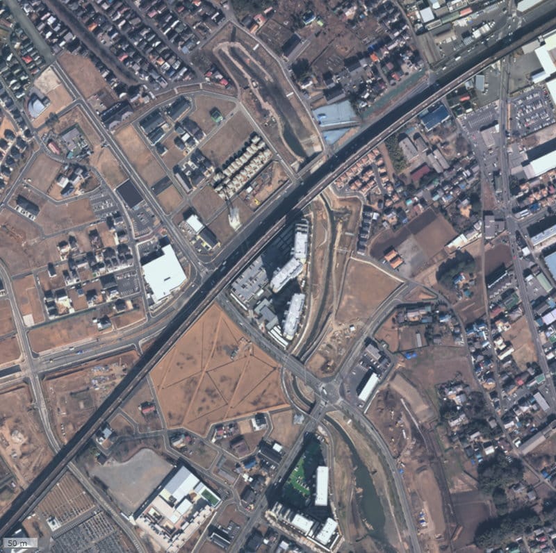 【2012年度撮影】昔のオーベルグランディオおおたかの森の場所・周辺環境