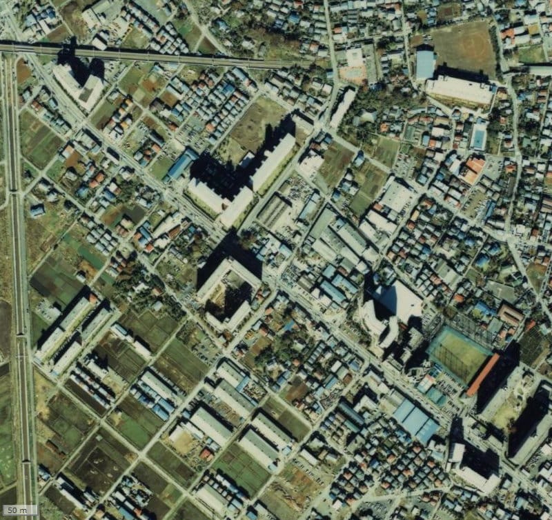 【1979~1983年度撮影】昔のメルディア武蔵浦和の場所・周辺環境