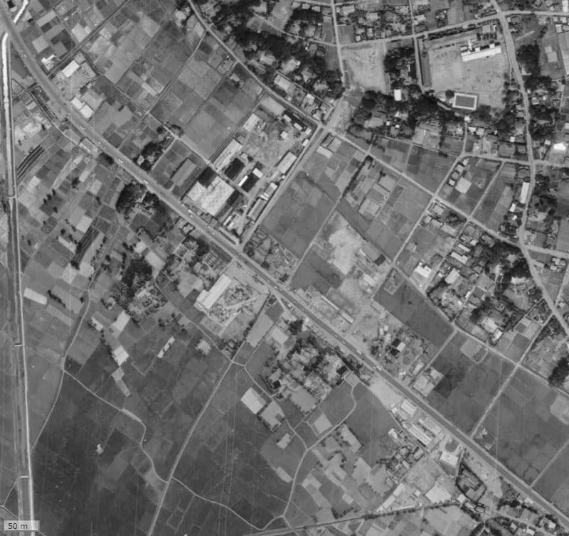 【1961~1969年度撮影】昔のメルディア武蔵浦和の場所・周辺環境