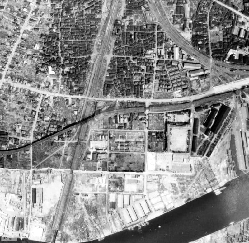 【1945～1950年度撮影】昔のメイツ北千住の場所・周辺環境