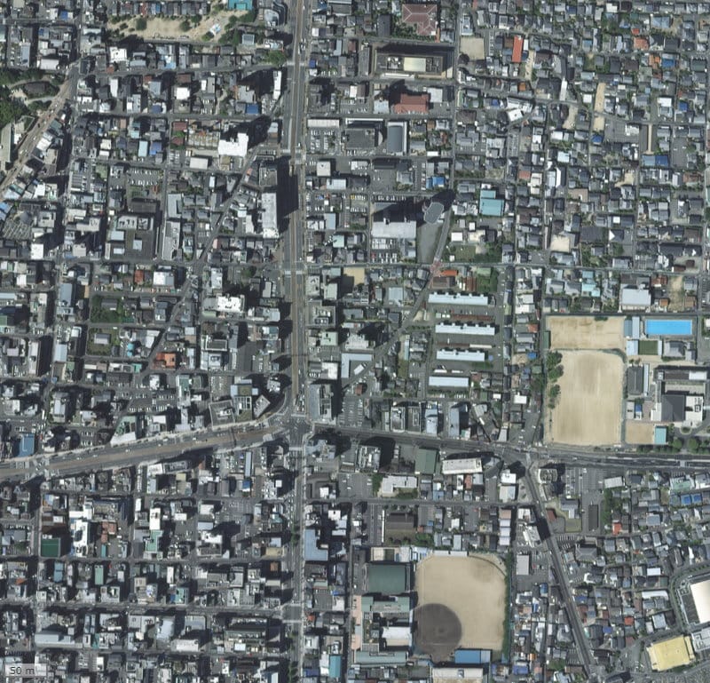 【2010年度撮影】昔のグランディア持田館の場所・周辺環境