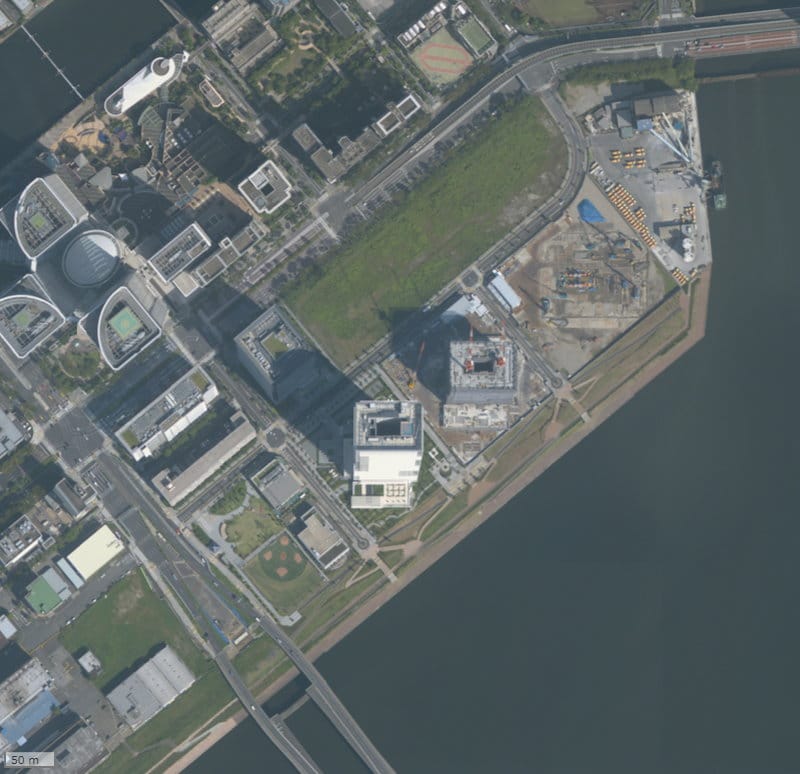 【2014年度撮影】昔のザ・パークハウス晴海タワーズの場所・周辺環境