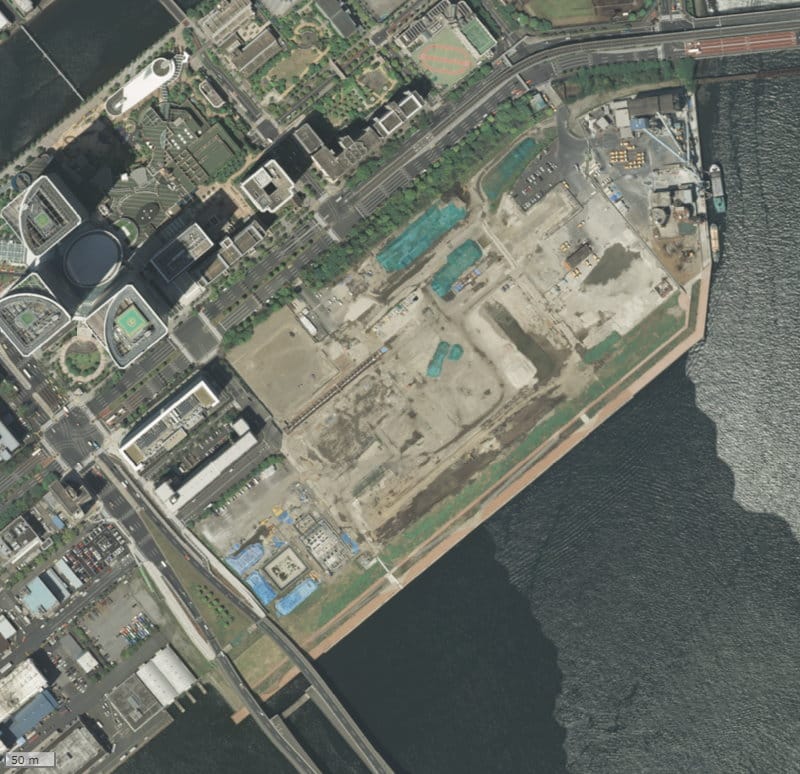 【2009年度撮影】昔のザ・パークハウス晴海タワーズの場所・周辺環境