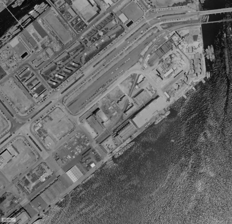 【1961~1969年度撮影】昔のザ・パークハウス晴海タワーズの場所・周辺環境