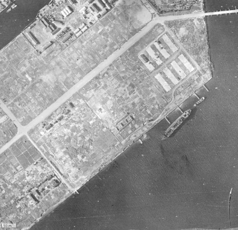 【1945~1950年度撮影】昔のザ・パークハウス晴海タワーズの場所・周辺環境