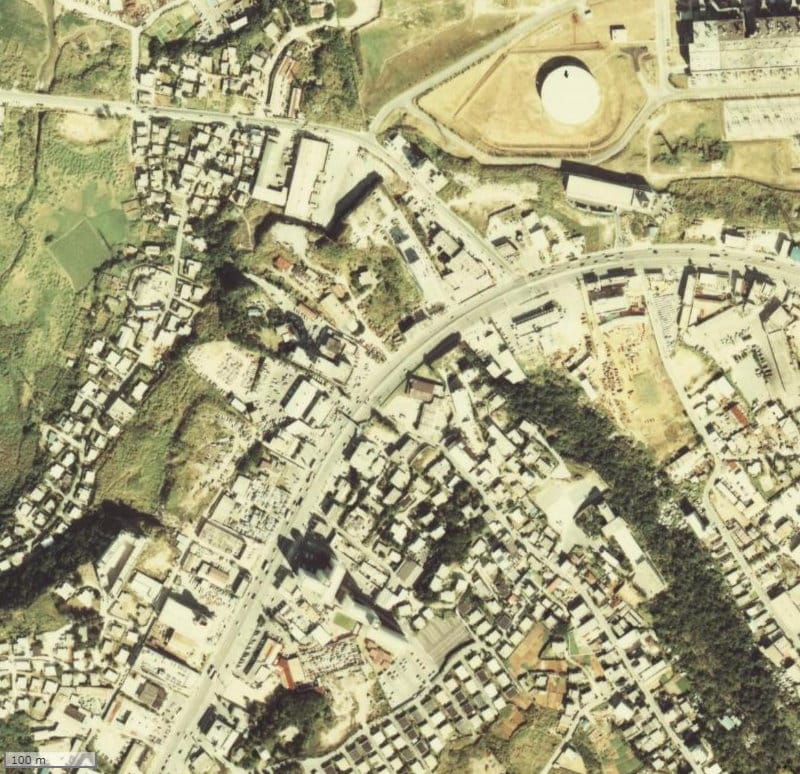 【1974～1978年度撮影】昔のミルコマンション浦添港川ビューの場所・周辺環境