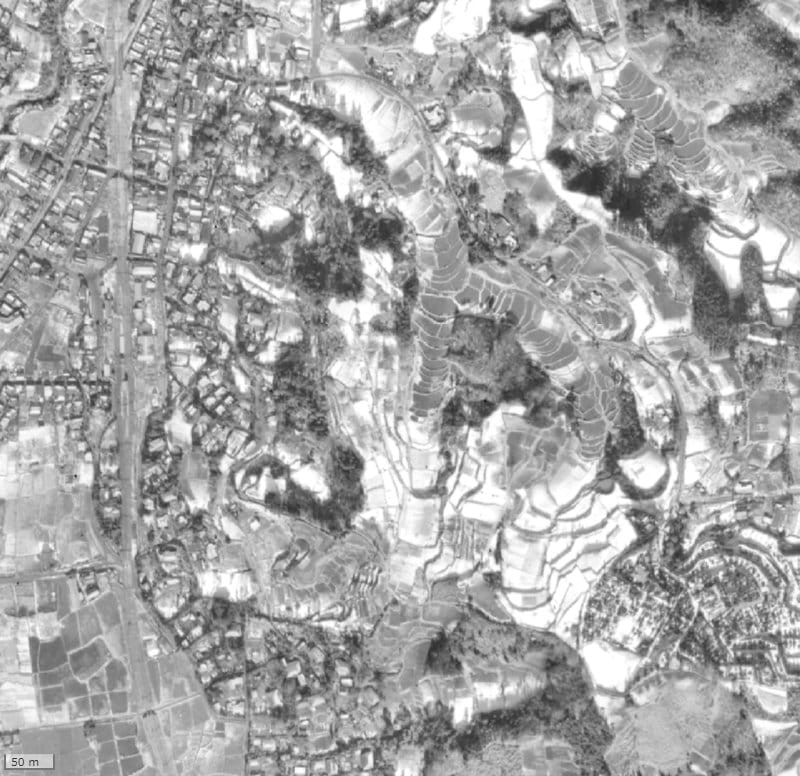 【1945～1950年度撮影】昔のオーベルグランディオ上大岡の場所・周辺環境