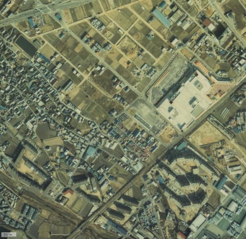 【1979～1983年度撮影】昔のトークヴィラ東岸和田の場所・周辺環境