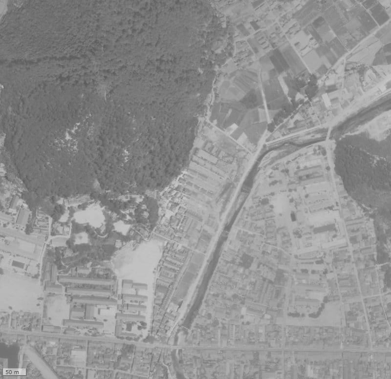 【1961～1969年度撮影】昔のサーパス館町一番館の場所・周辺環境