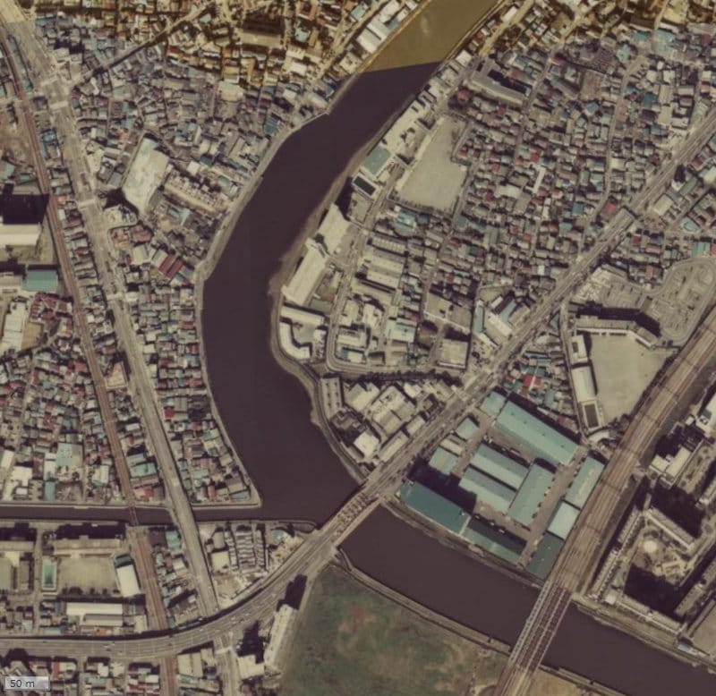 【1979～1983年度撮影】昔のシティハウス平井の場所・周辺環境