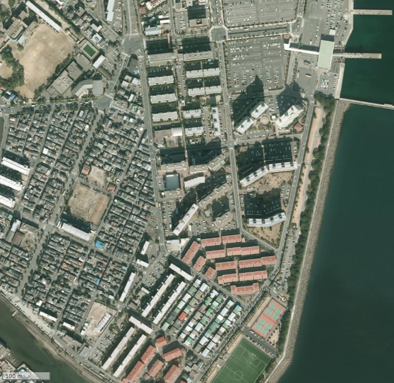 【2010年度撮影】昔の鴨池ハイムの場所・周辺環境