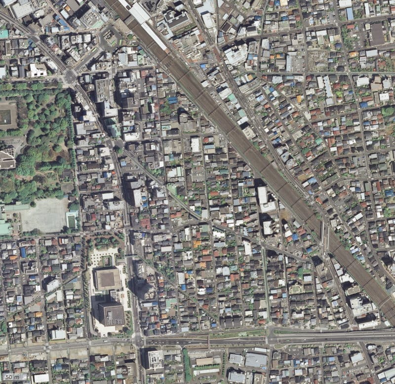 【2007年度撮影】昔のザ・パークハウス浦和常盤の場所・周辺環境