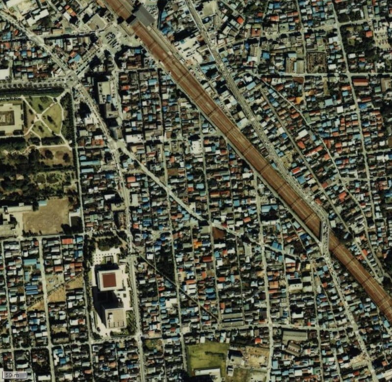 【1979~1983年度撮影】昔のザ・パークハウス浦和常盤の場所・周辺環境