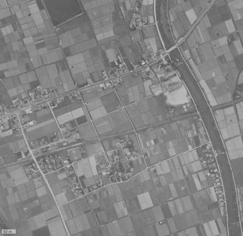 【1961~1969年度撮影】昔のスカイハイツ波多江の場所・周辺環境