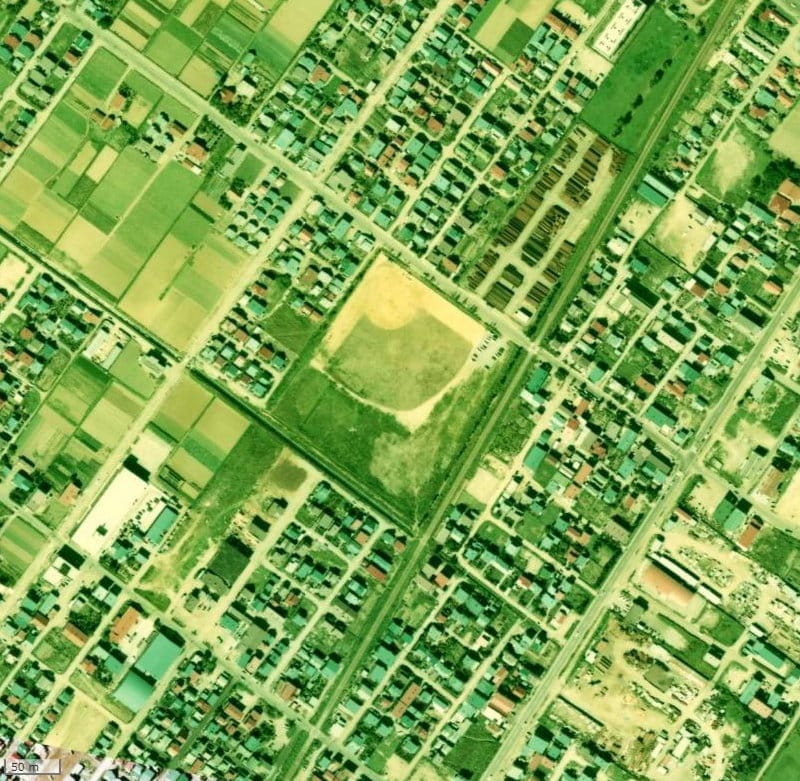 【1974~1978年度撮影】昔のパストラルハイムSタウンの場所・周辺環境