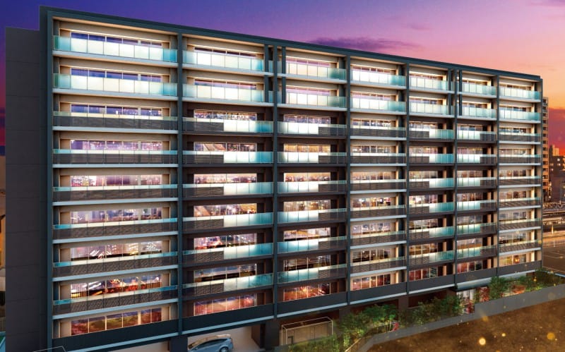 ポレスター本庄駅前の外観CG抜粋