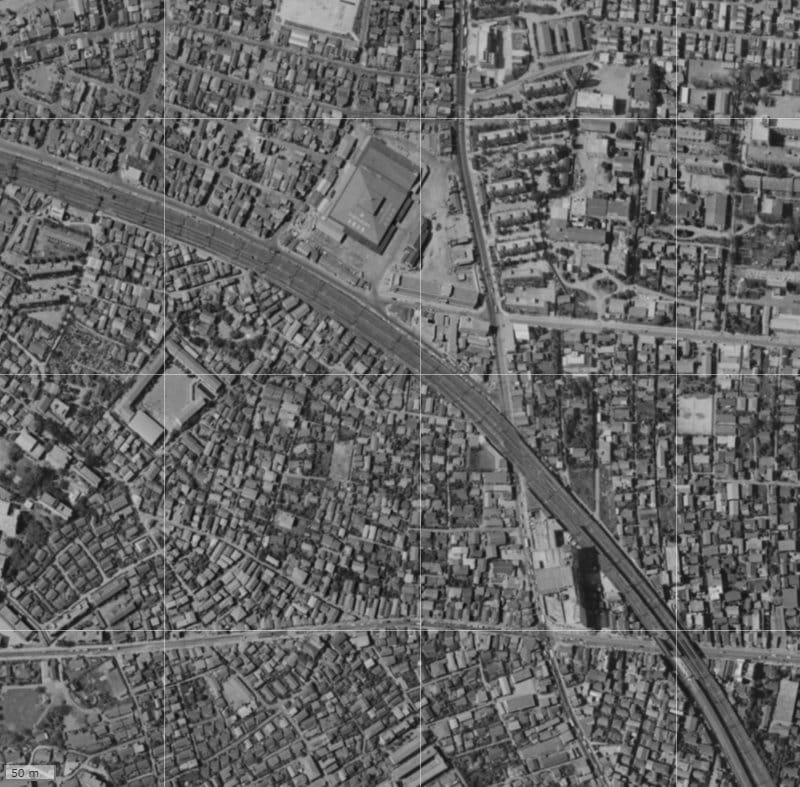 【1961～1969年度撮影】昔のモナーク北新宿の場所・周辺環境