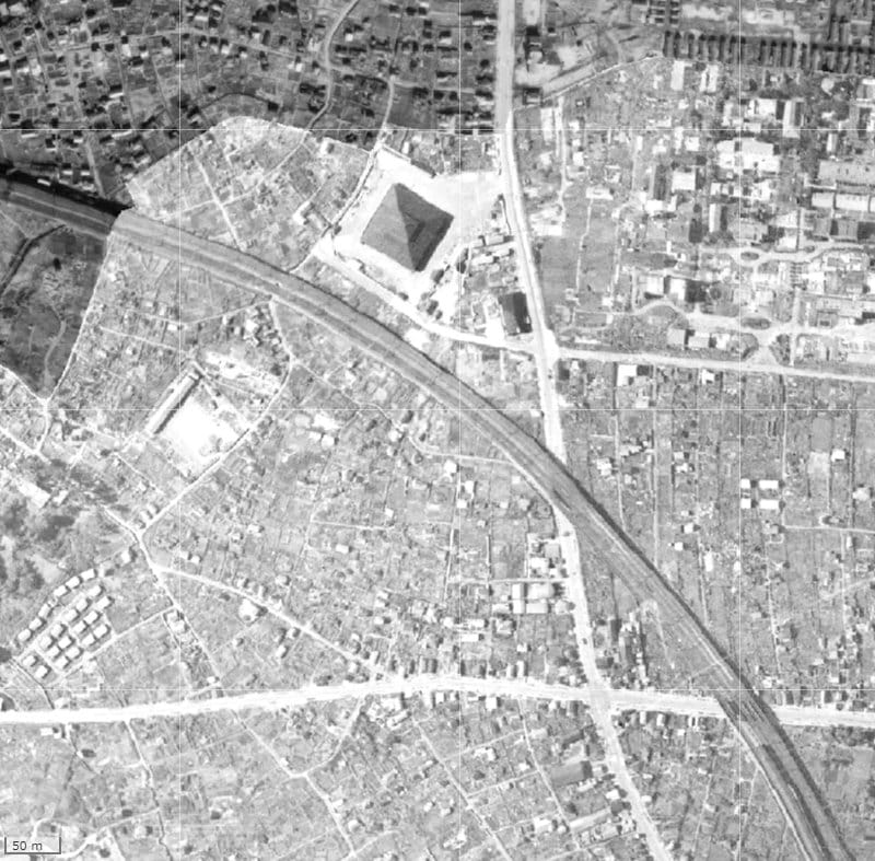 【1945～1950年度撮影】昔のモナーク北新宿の場所・周辺環境