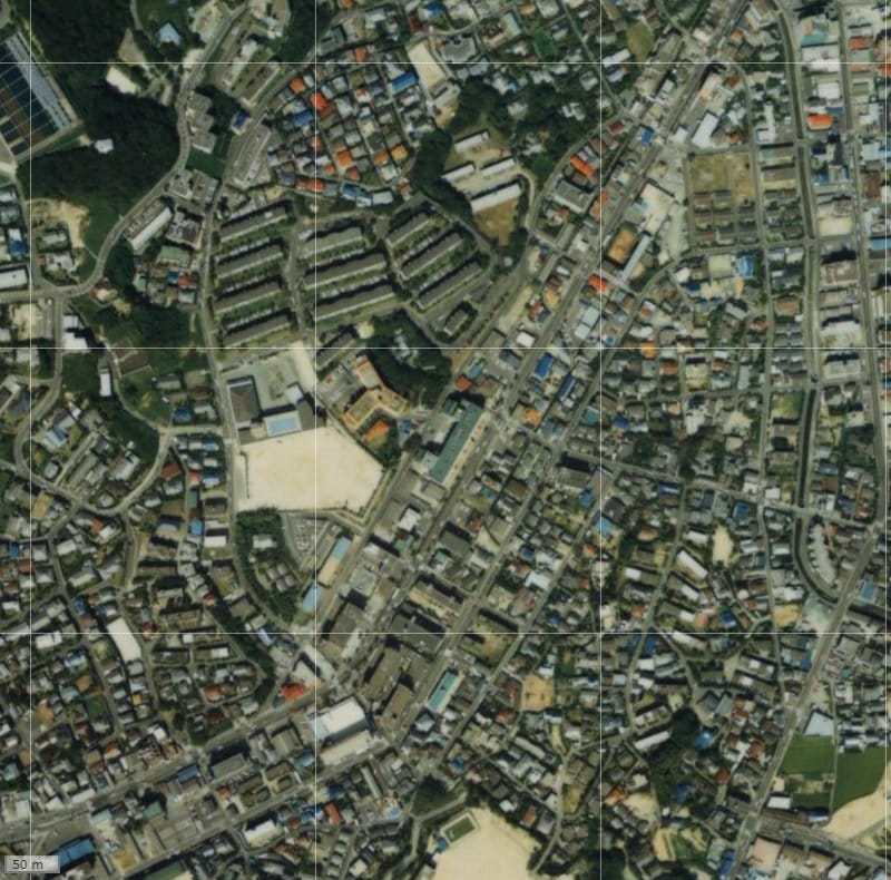 【1987～1990年度撮影】昔のグリーンマンション野間の場所・周辺環境