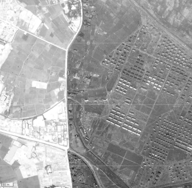 【1945~1950年度撮影】昔のクレストフォルム新川崎サウスステージの場所・周辺環境