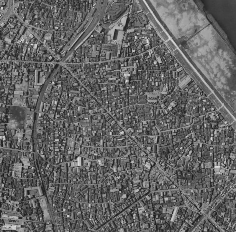 【1961～1969年度撮影】昔のジェイシティ墨田鐘ヶ淵の場所・周辺環境