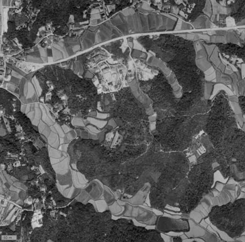 【1961～1969年度撮影】昔の近鉄東生駒ガーデンハイツの場所・周辺環境