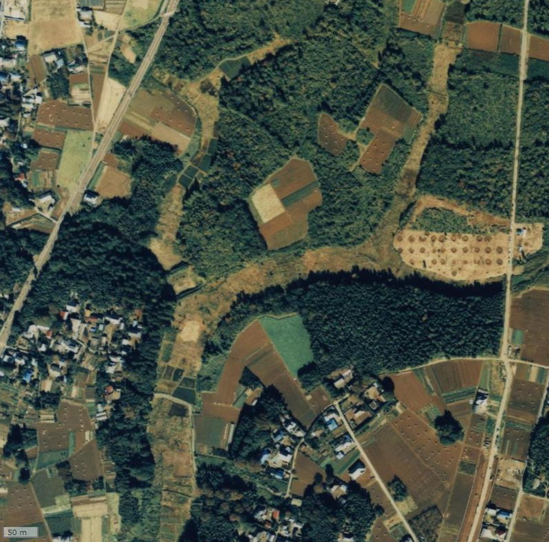 【1987～1990年度撮影】昔のびゅうパルクひたち野の場所・周辺環境