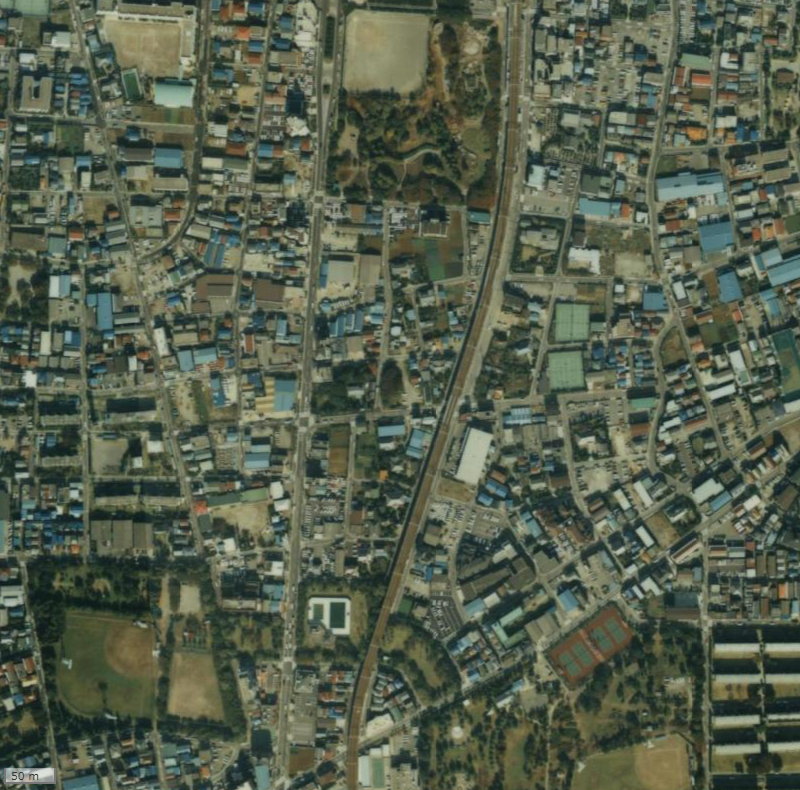 【1987～1990年度撮影】昔のヴェレーナ東綾瀬公園の場所・周辺環境