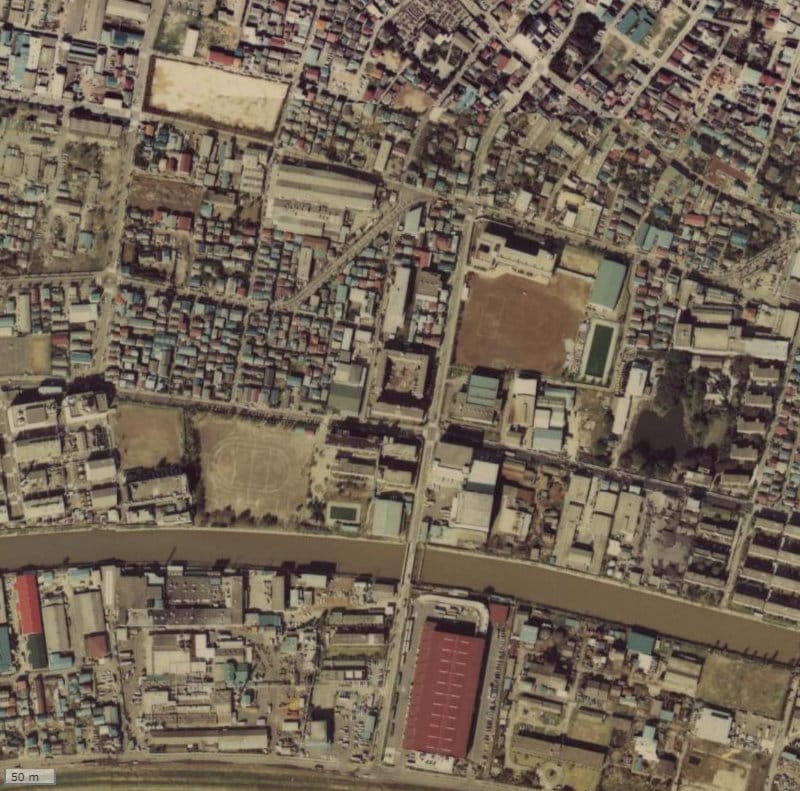 【1979~1983年度撮影】昔のガーラ・レジデンス戸田公園セントラルスクエアの場所・周辺環境