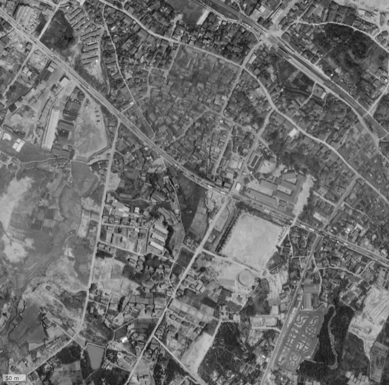 【1961～1969年度撮影】昔のバンベール有松の場所・周辺環境