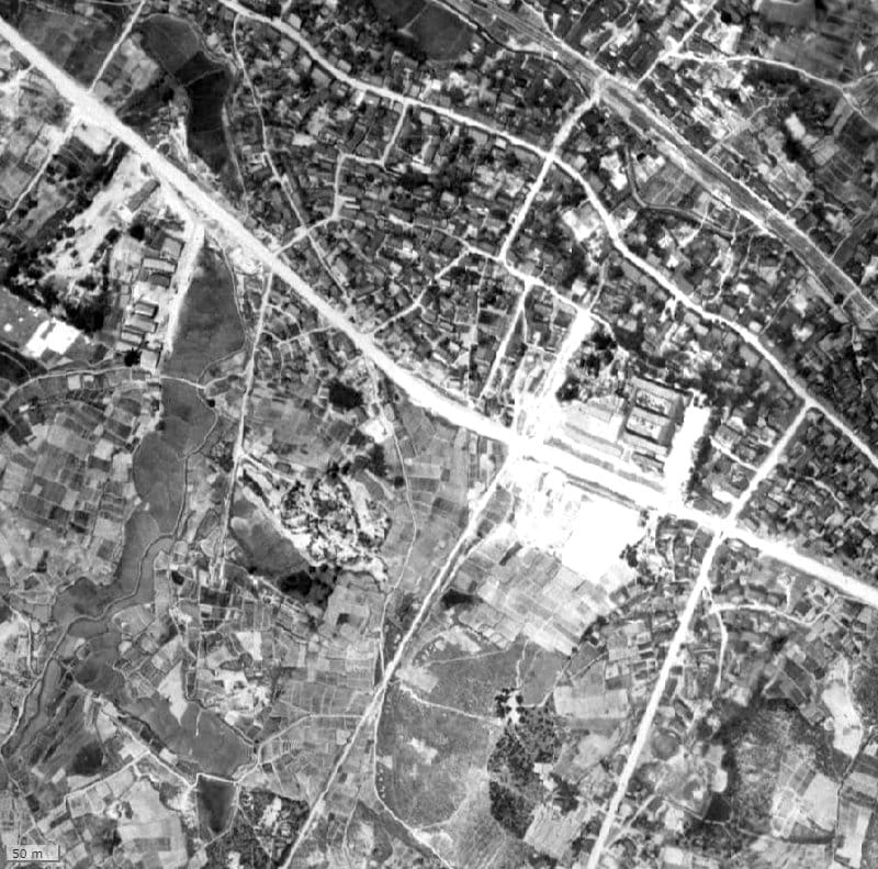【1945～1950年度撮影】昔のバンベール有松の場所・周辺環境