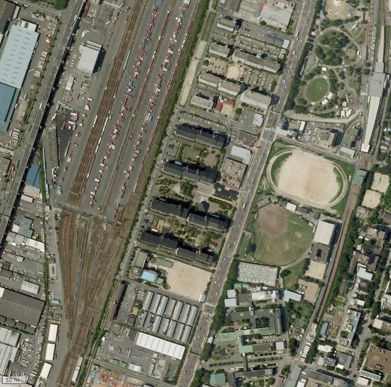 【2007年度撮影】昔ののむら貝塚ガーデンシティの場所・周辺環境