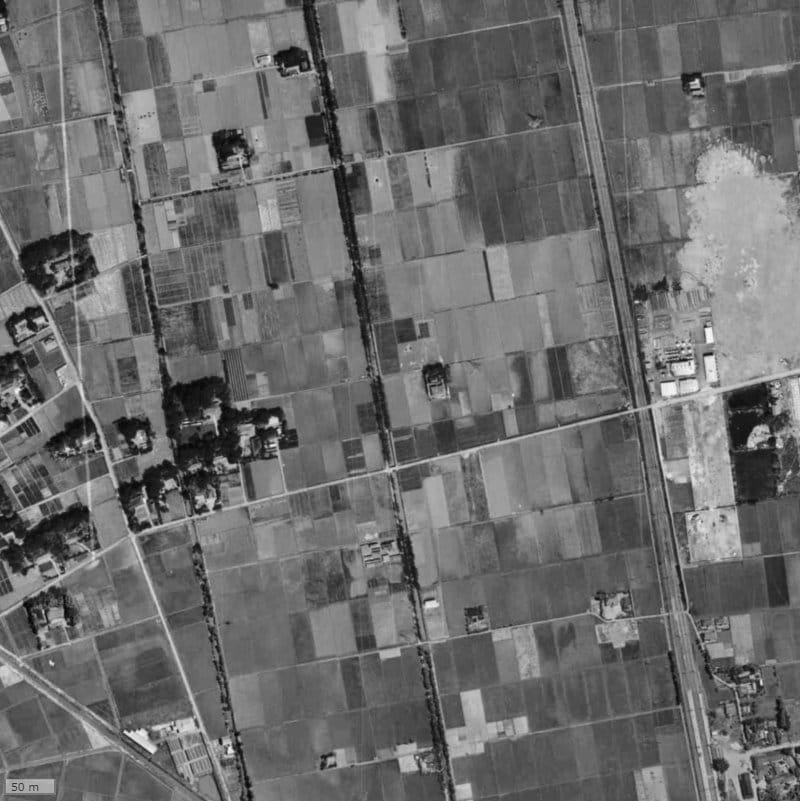 【1961～1969年度撮影】昔の墨水南越谷マンションの場所・周辺環境