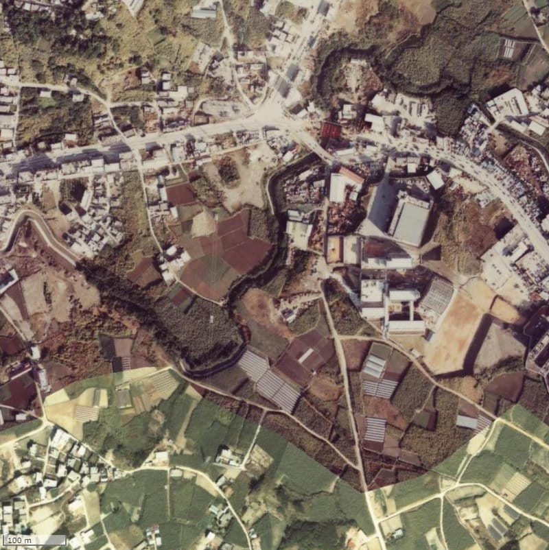 【1974~1978年度撮影】昔のグレイスガーデン那覇上間の場所・周辺環境