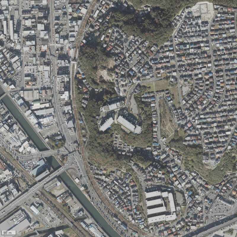 【2021年度撮影】昔のルネ北久里浜ソラヒルズの場所・周辺環境