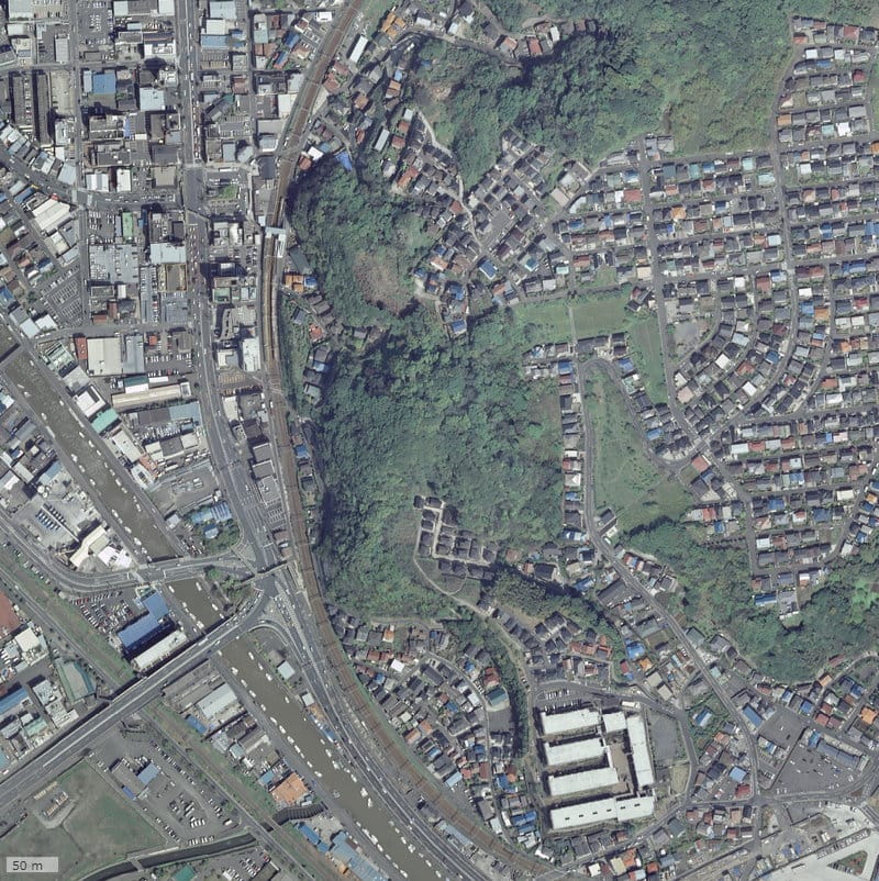 【2007年度撮影】昔のルネ北久里浜ソラヒルズの場所・周辺環境