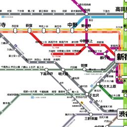 東京メトロや都営地下鉄 Jr 私鉄の路線図